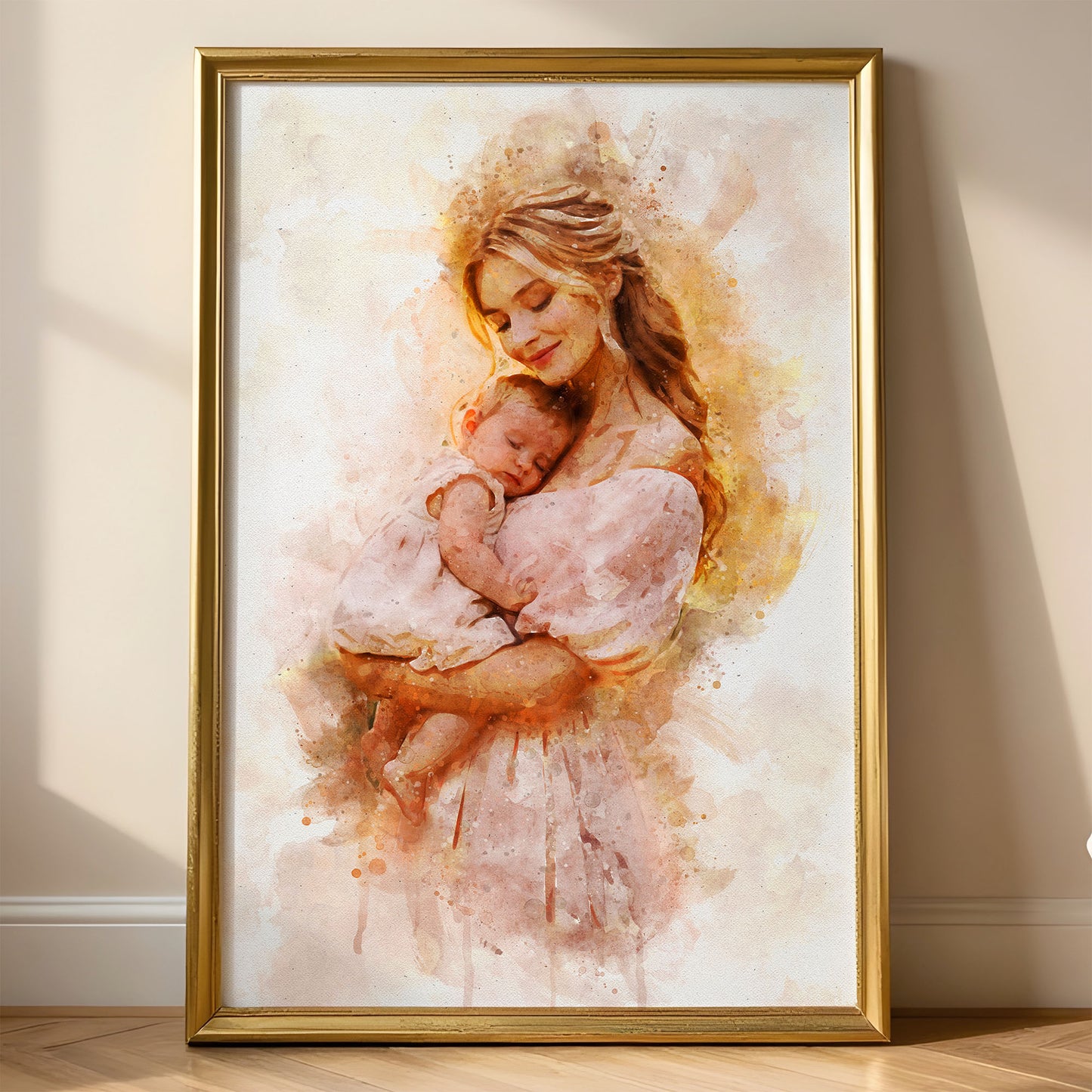 Watercolor Family Portrait