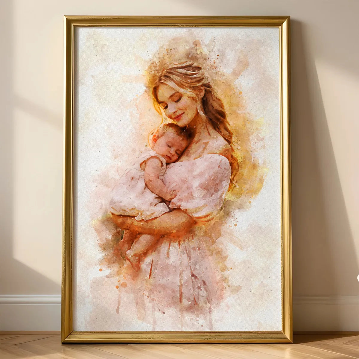 Watercolor Family Portrait