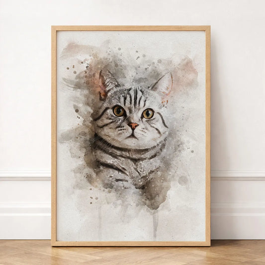 Watercolor Pet Portrait