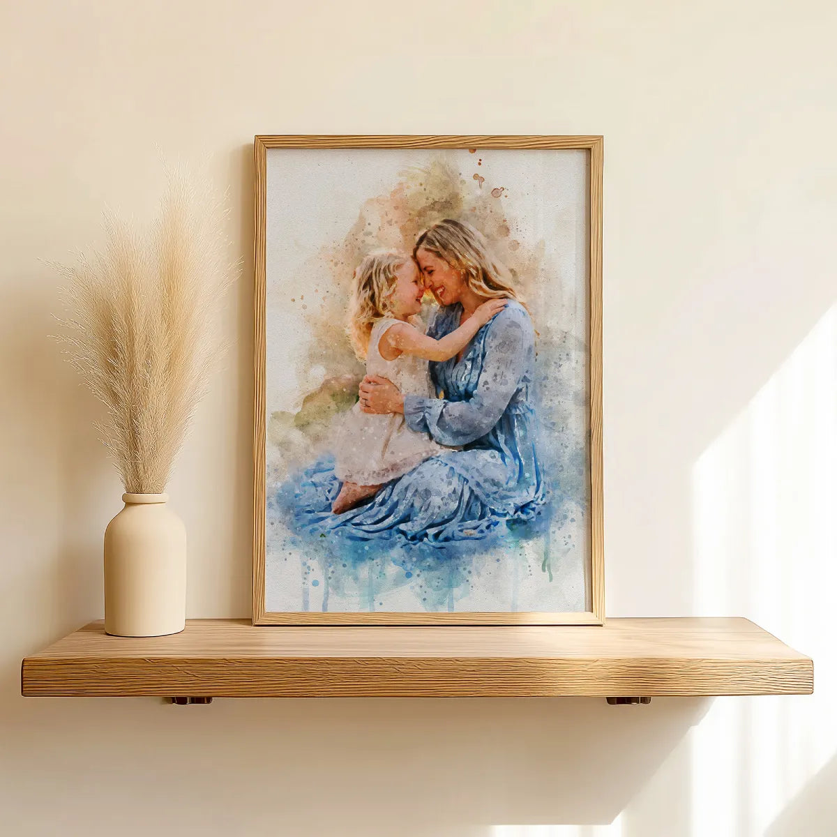 Watercolor Family Portrait