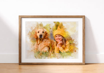 Watercolor Animal Portrait
