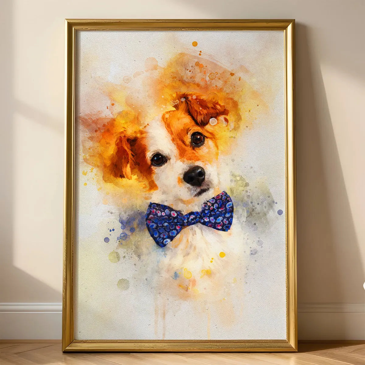 Watercolor Dog Portrait