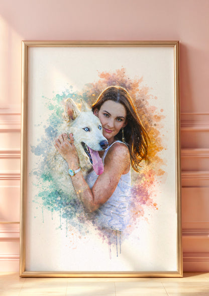 Watercolor Animal Portrait