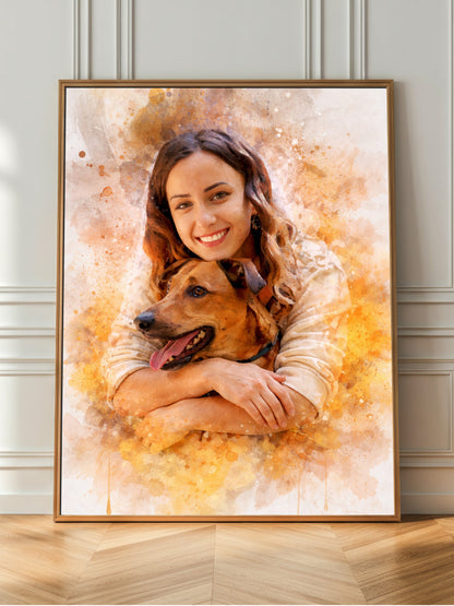 Watercolor Animal Portrait