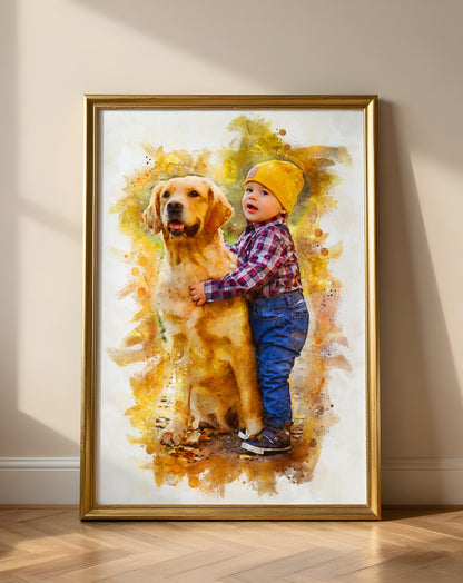 Watercolor Animal Portrait